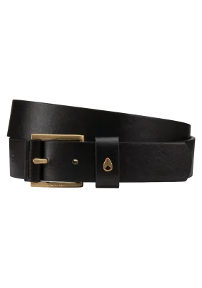 Americana Vegan Belt - Black / Gold