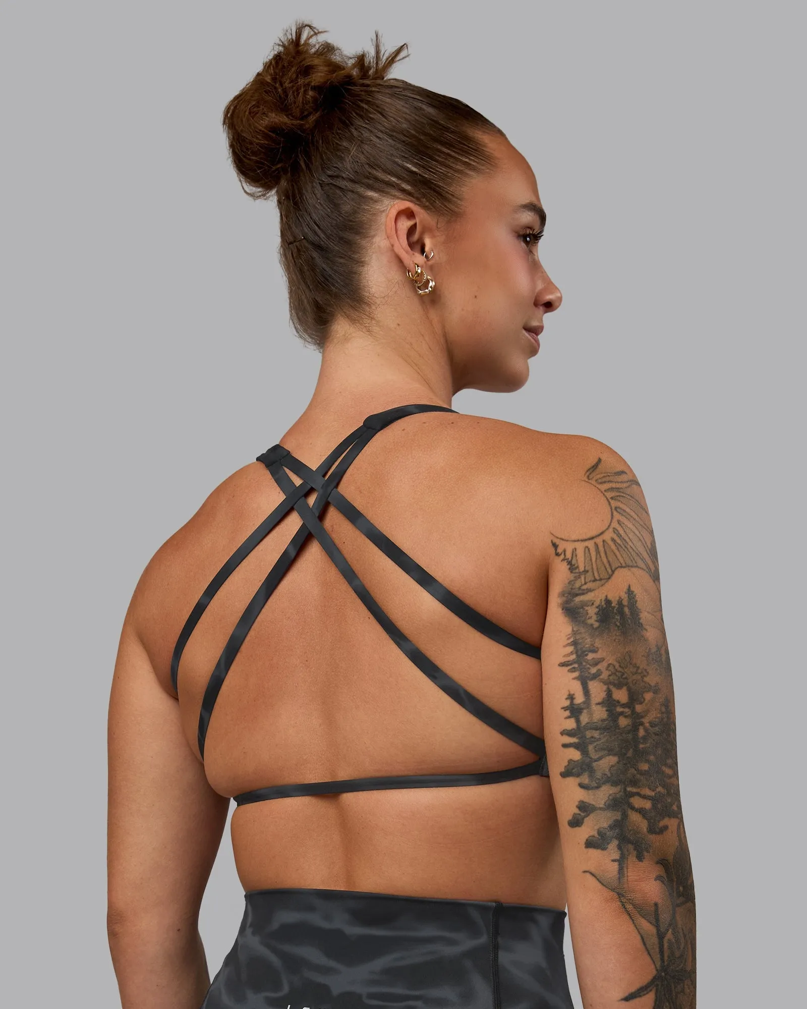 Aspire Sports Bra - Tranquil-Black