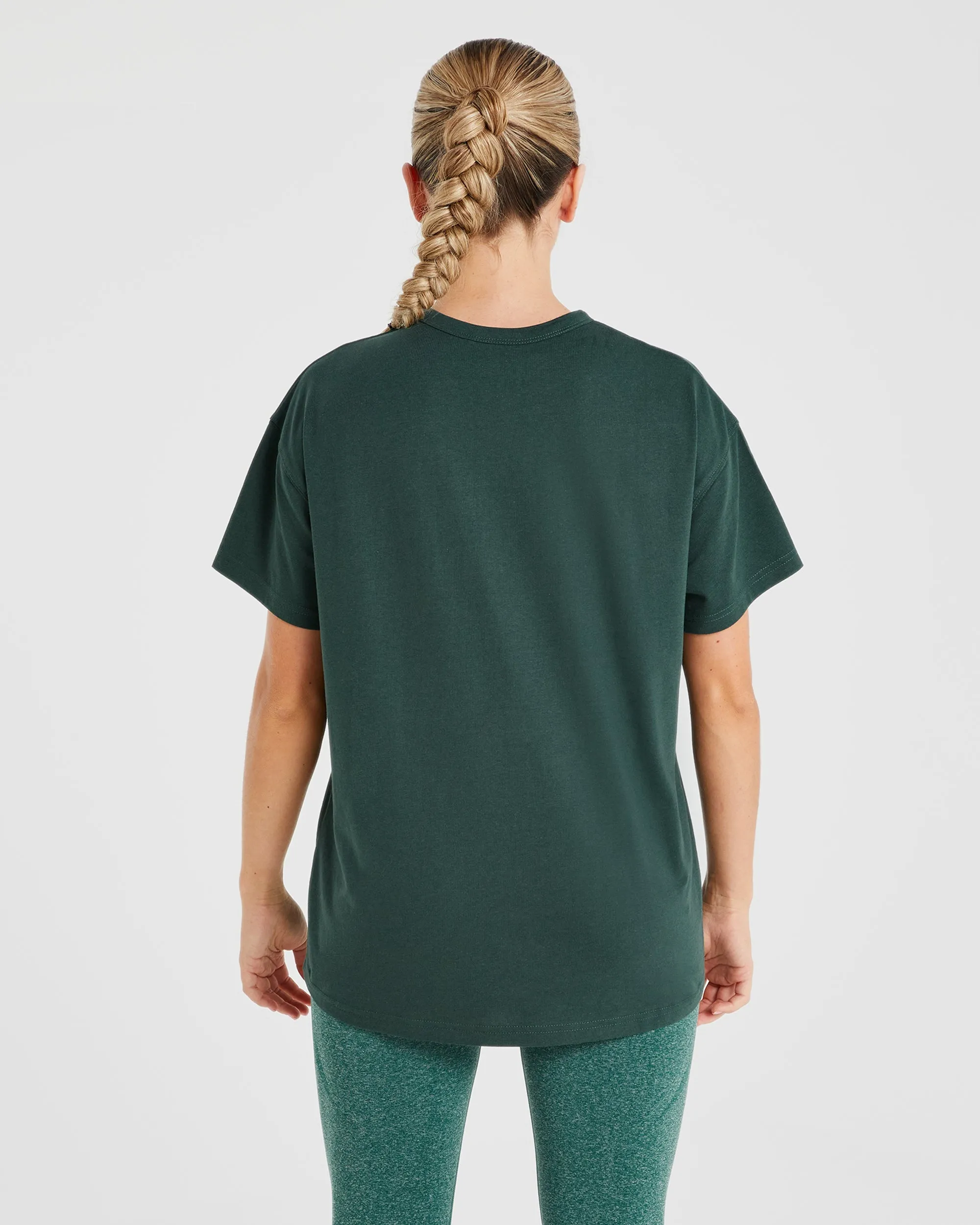 AYBL Sports Oversized T Shirt - Forest Green