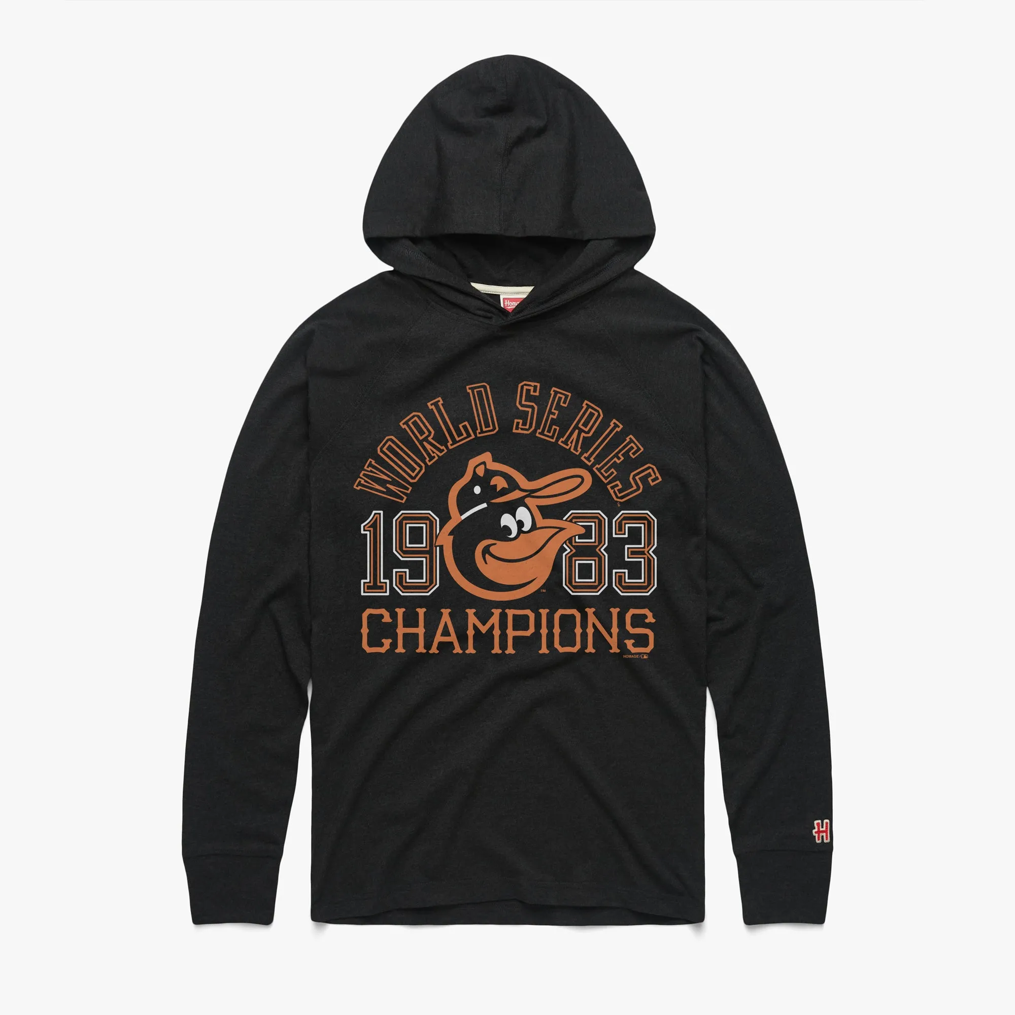 Baltimore Orioles 1983 World Series Champs Lightweight Hoodie