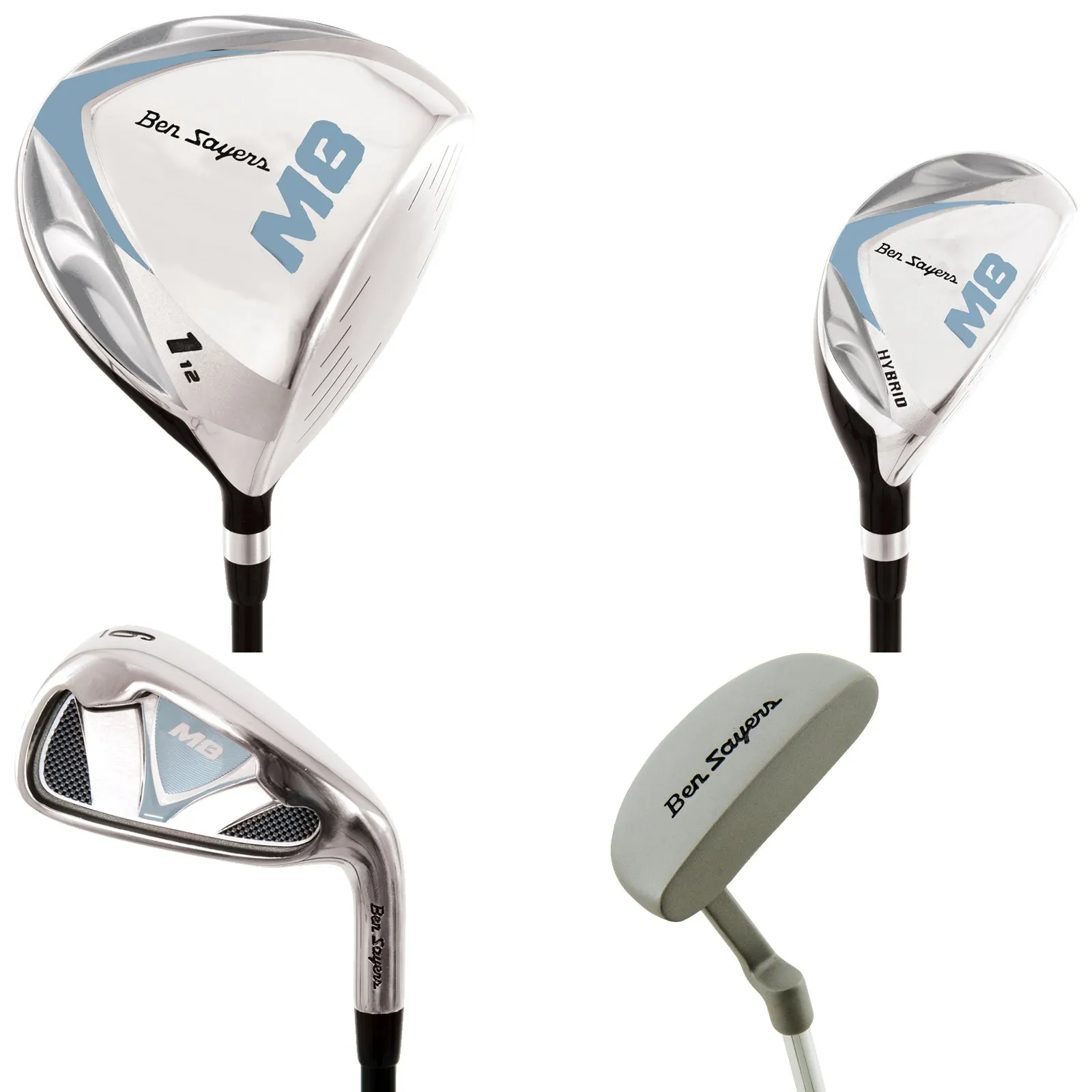 Ben Sayers Youth / Ladies M8 6-Club Package Set (7 Piece)