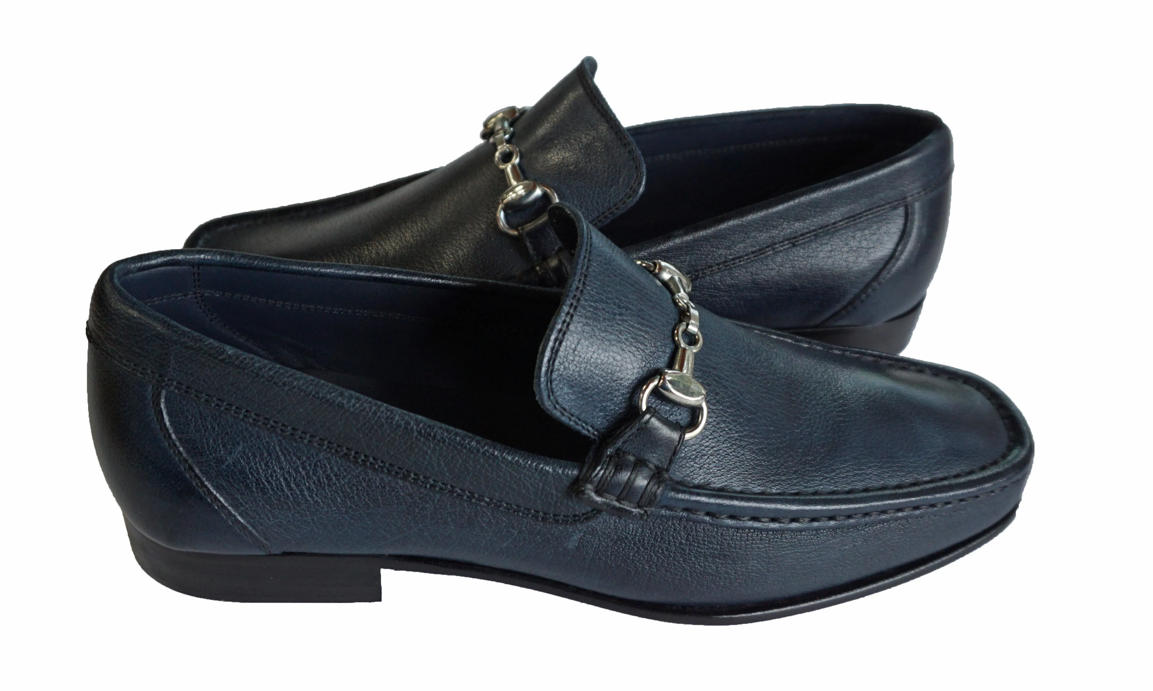 Calzoleria Toscana "blue" bit Loafer (tony-M)