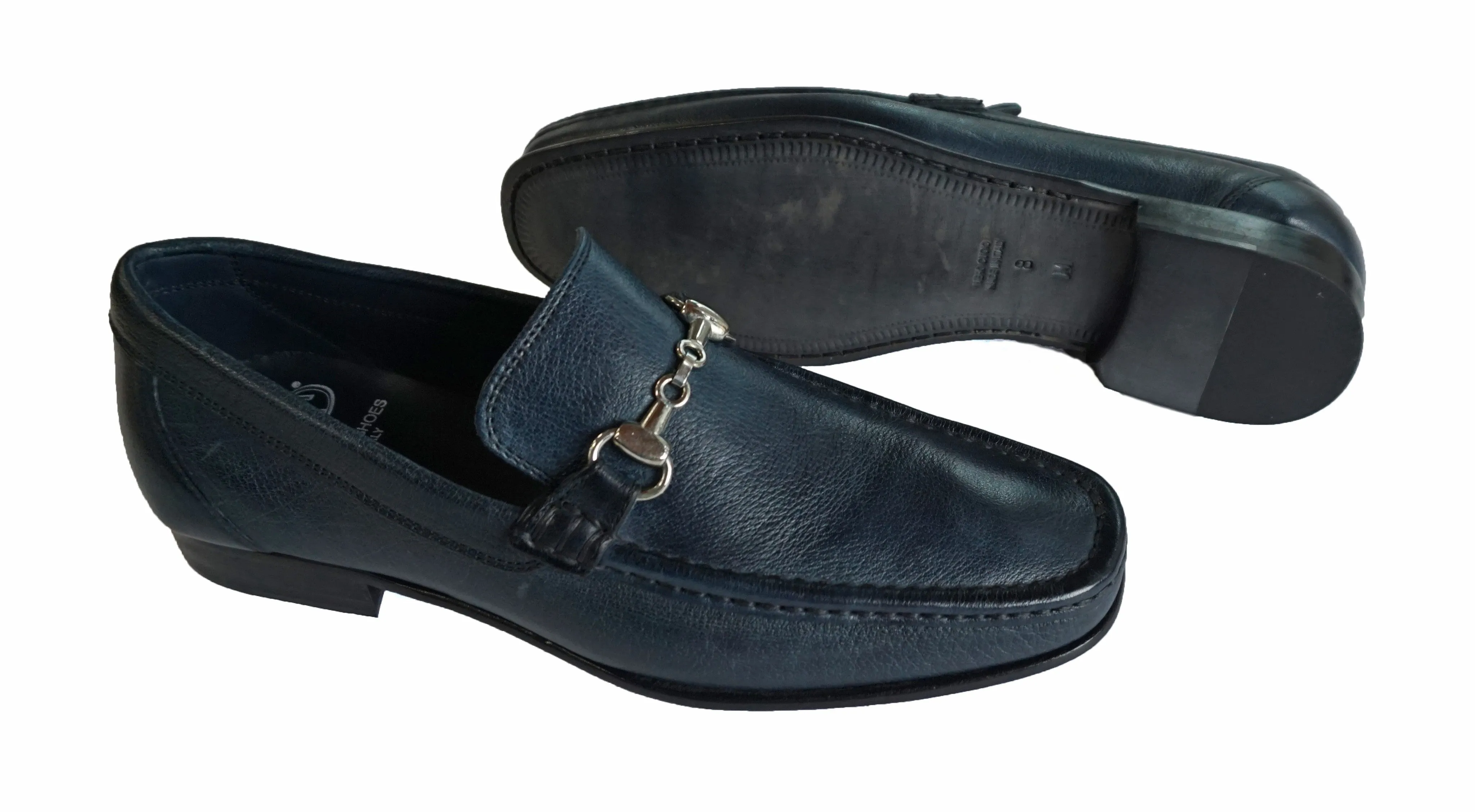 Calzoleria Toscana "blue" bit Loafer (tony-M)