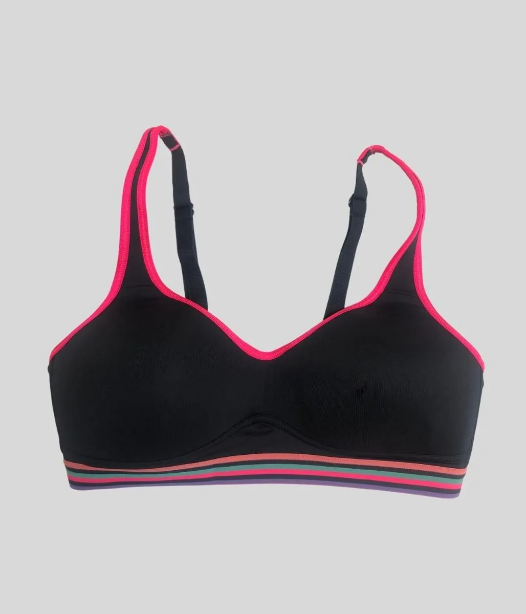 Carbon High Impact Sports Bra