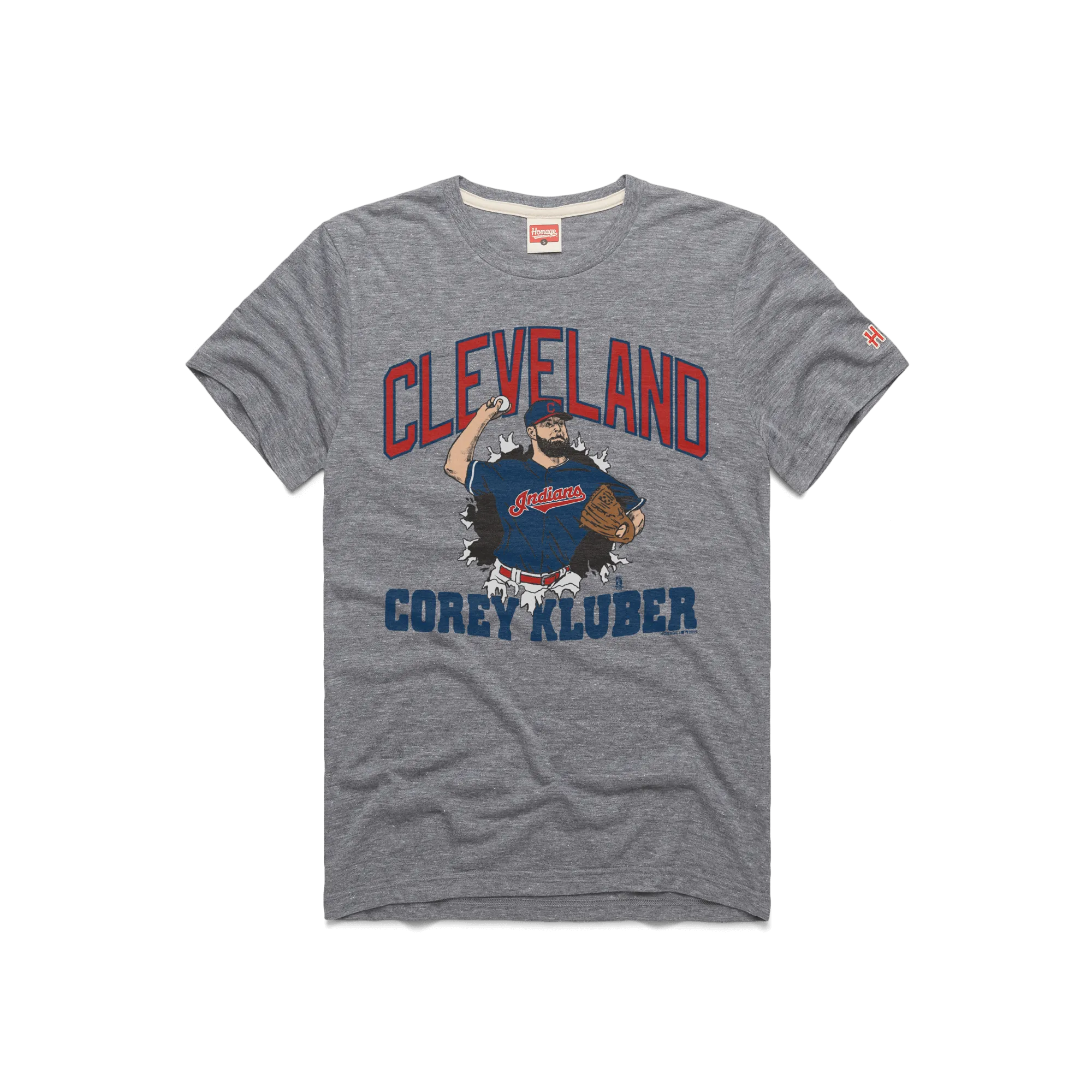 Cleveland Corey Kluber Bustin' Through