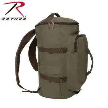 Convertible Canvas Duffle / Backpack - 19 Inches