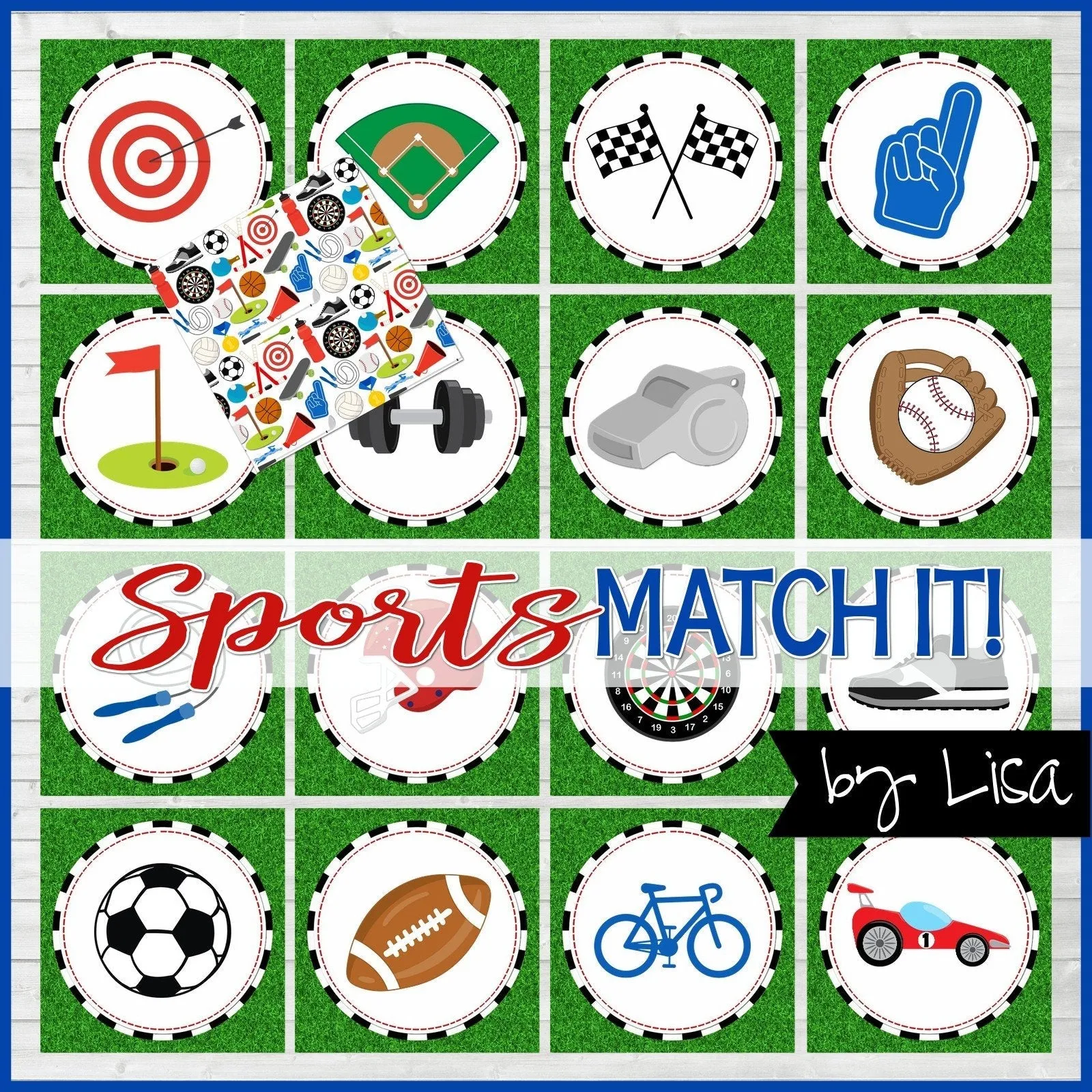 DOMINOES Game {Sports} PRINTABLE