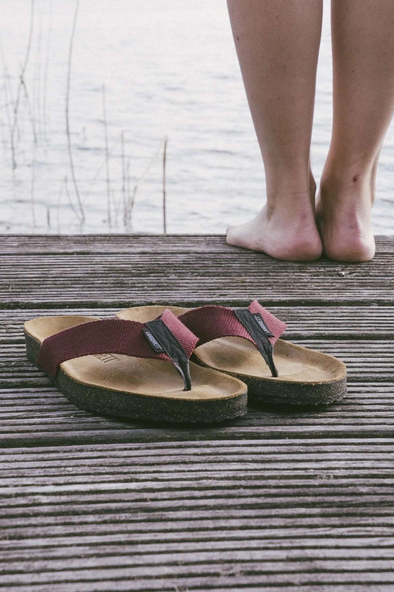 GUR - Unisex Ecological Sandals - Cork-latex & Leather