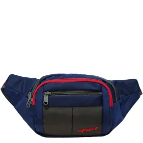 Lattitude Navy Red Sports Waist Pouch