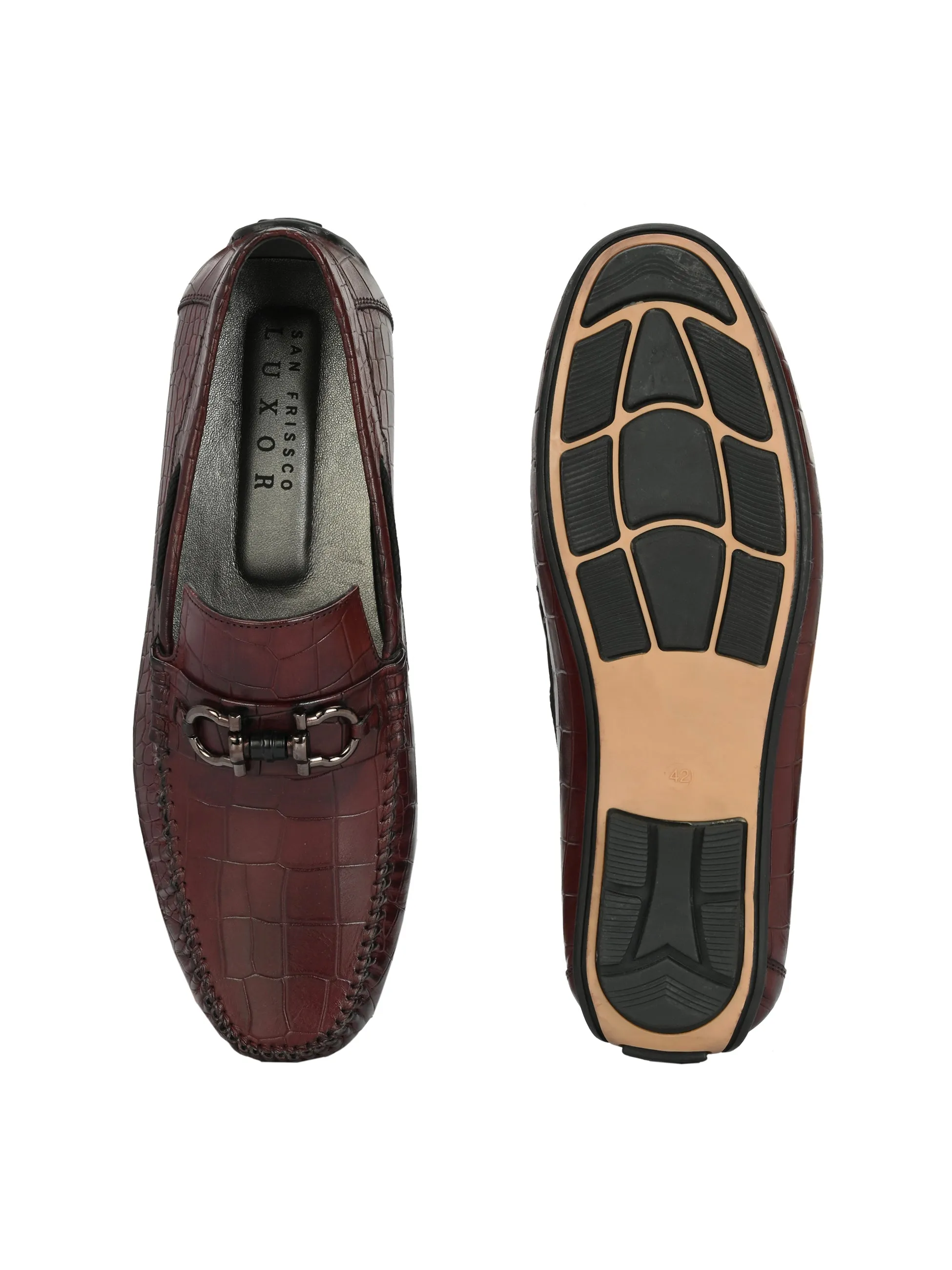 Libson Cherry Driving Loafers