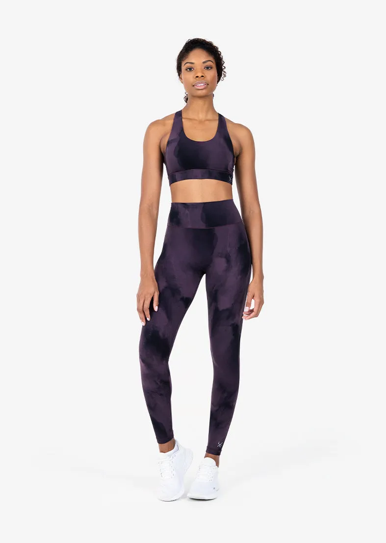 Life Active Marble High Waist Legging Mulberry