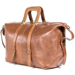 Nuvo Amazon Overnight Leather Travel Duffel Bag