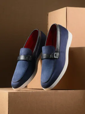 Piana Blue Casual Slip-Ons