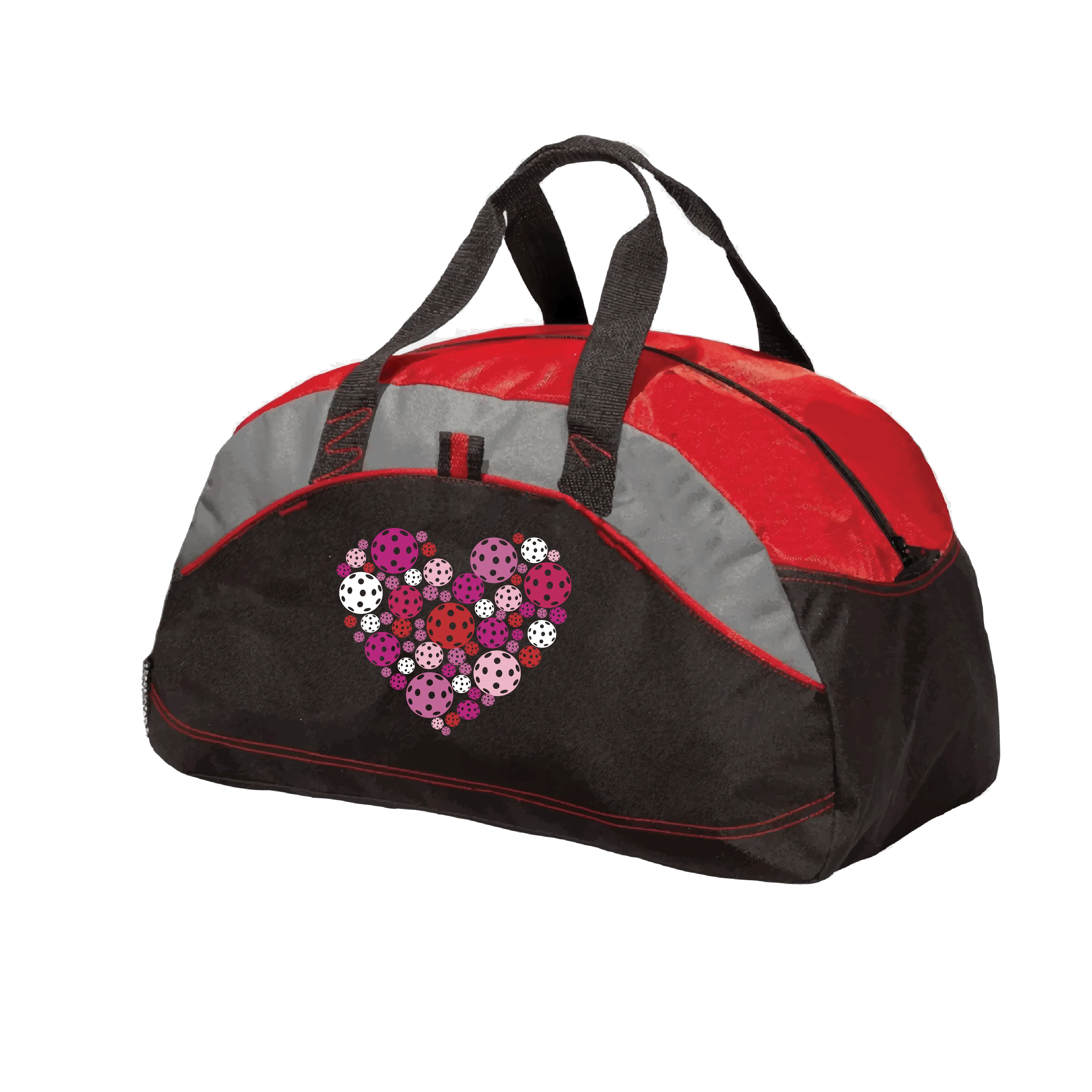 Pickelball Heart | Pickleball Sports Duffel | Medium Size Court Bag