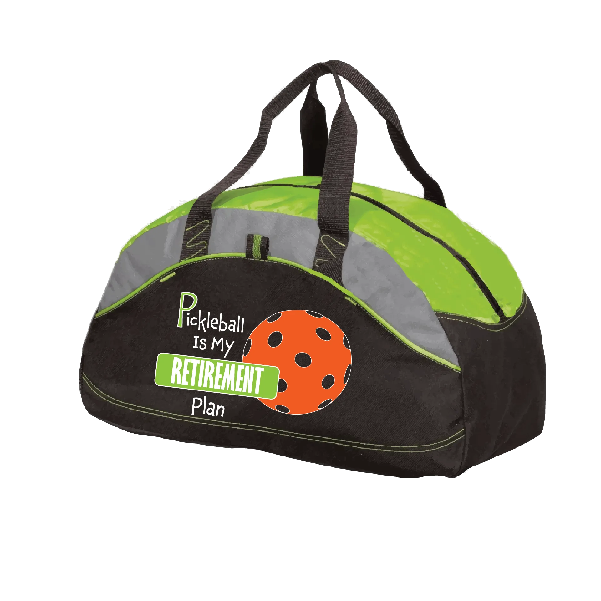 Pickleball Is My Retirement Plan | Pickleball Sports Duffel | Medium Size Court Bag