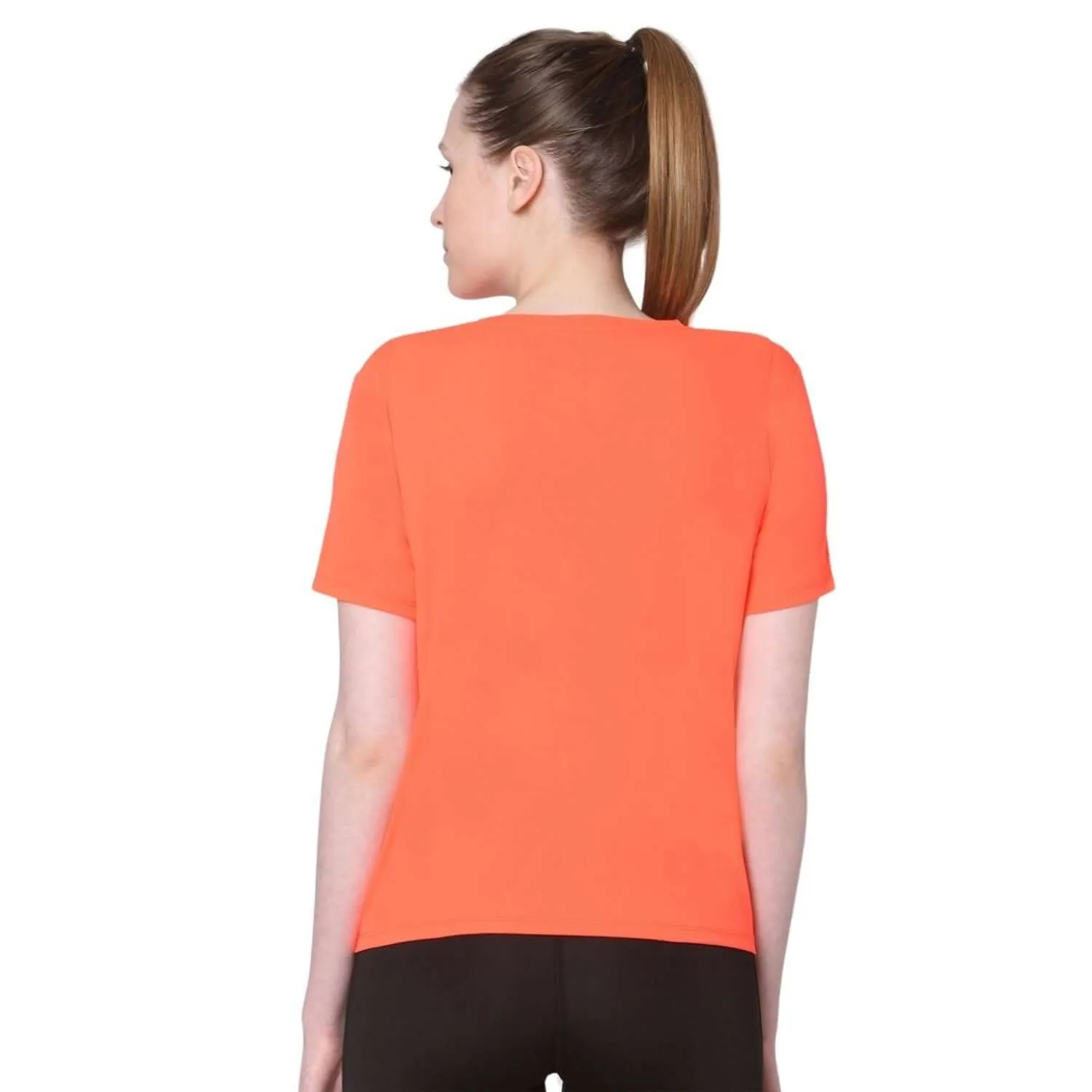 Silvertraq Script Tee Neon Orange