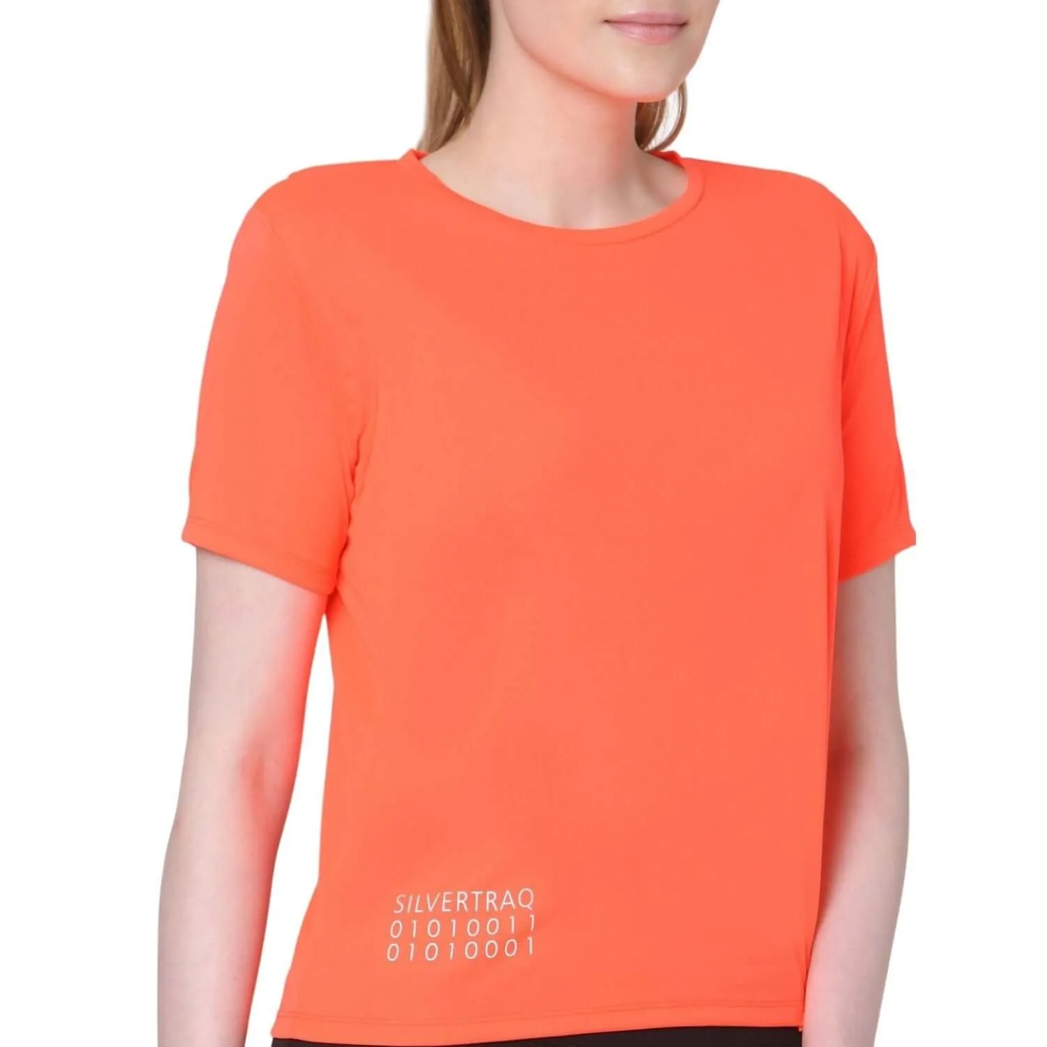 Silvertraq Script Tee Neon Orange