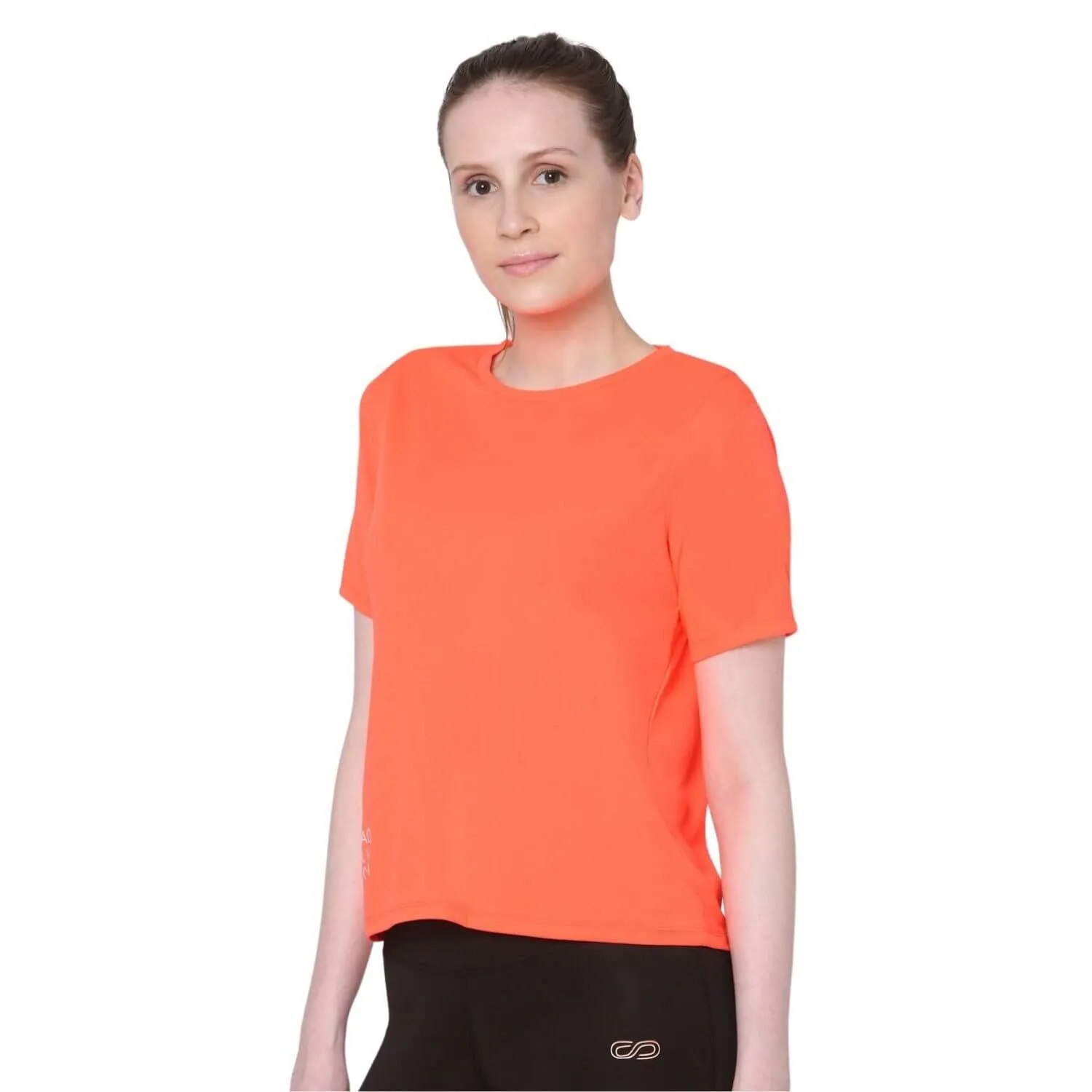 Silvertraq Script Tee Neon Orange