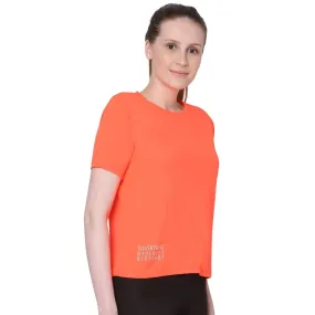 Silvertraq Script Tee Neon Orange